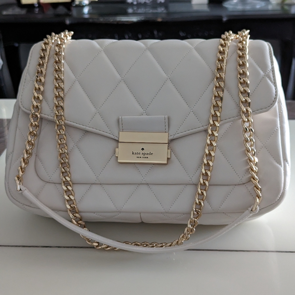Kate Spade Carey Smooth Leather Medium Flap